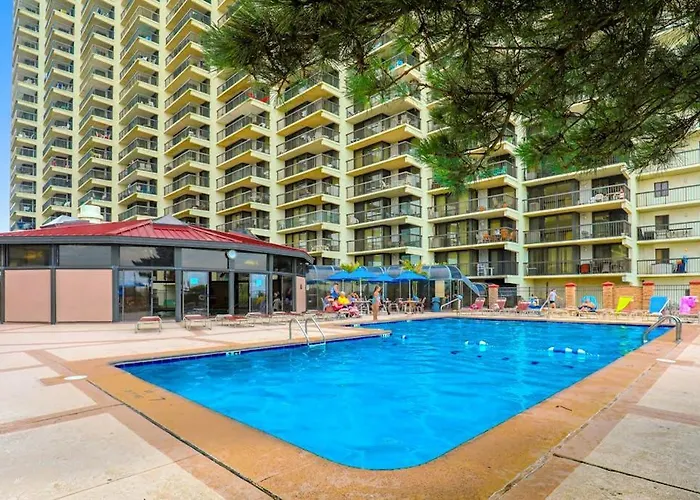 Ocean-view Getaway With Balcony Ac Pools Saunas Tennis & Gym Holiday home Ocean City